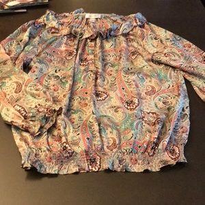 Peasant blouse, silky